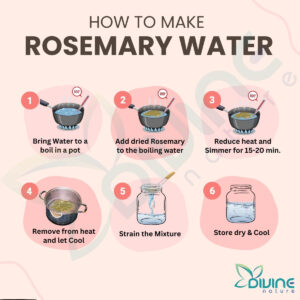 divine nature organic dried rosemary leaves for hair growth | food grade quality for seasoning food, hair and herbal tea | dust free | ideal for making rosemary water & oil